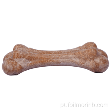 Brinquedos para mastigar cachorros de molar de osso de madeira
